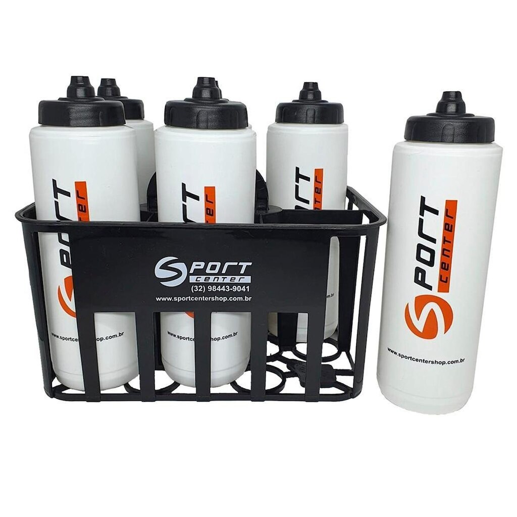 Cesta com 6 Garrafas 1 Litro Sport Center