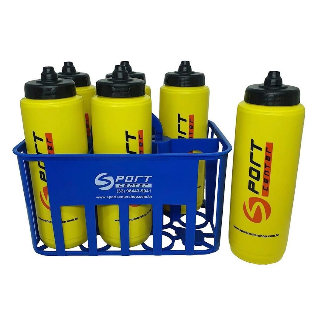 Cesta com 6 Garrafas 1 Litro Sport Center