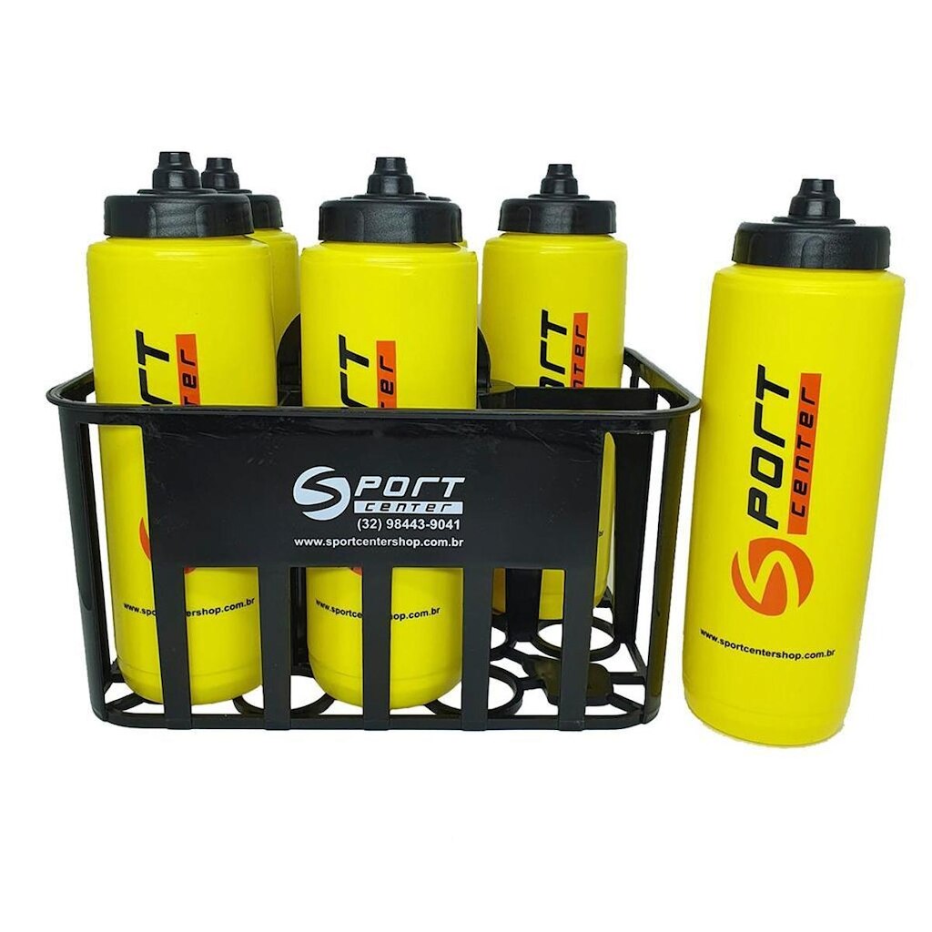 Cesta com 6 Garrafas 1 Litro Sport Center