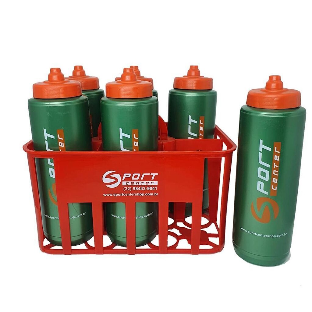 Cesta com 6 Garrafas 1 Litro Sport Center