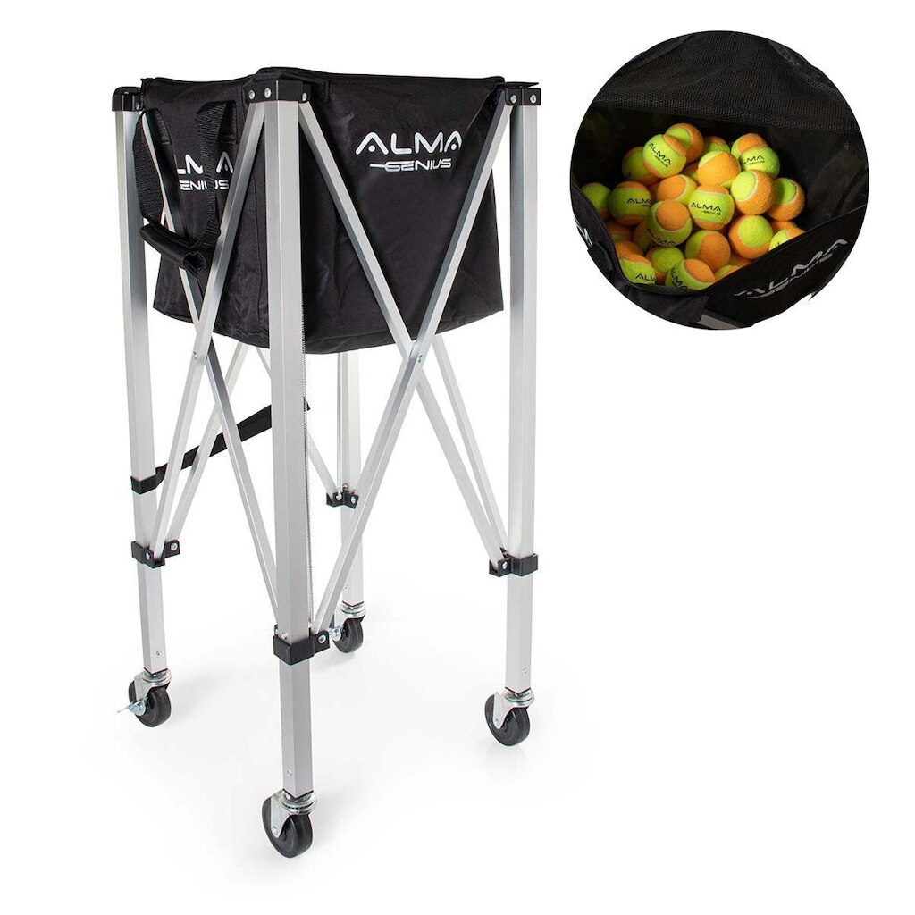 Cesto para Bolas de Beach Tennis com Rodas Alma Genius