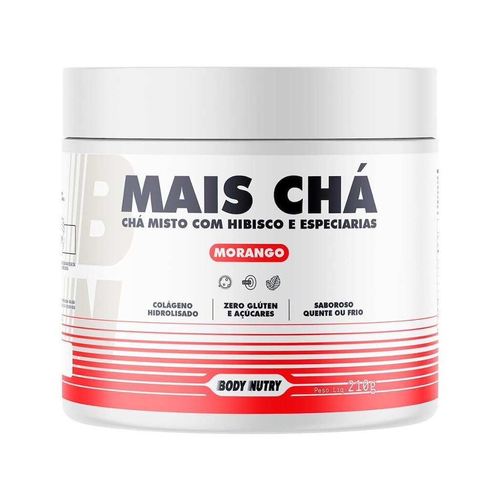 Chá Hibisco com Especiarias Mais Chá Body Nutry 30 Doses Zero Açúcar