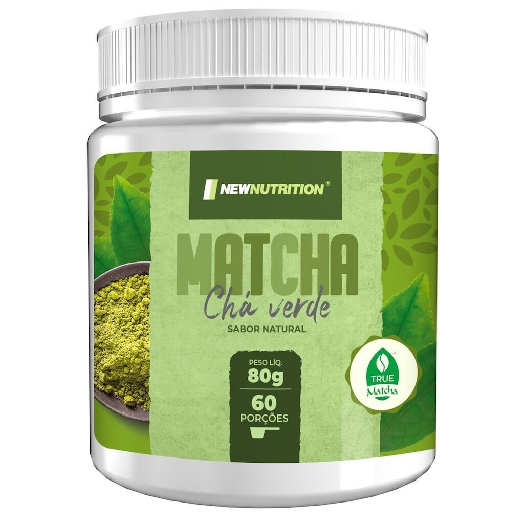 Chá Verde Matcha Natural 80g NewNutrition