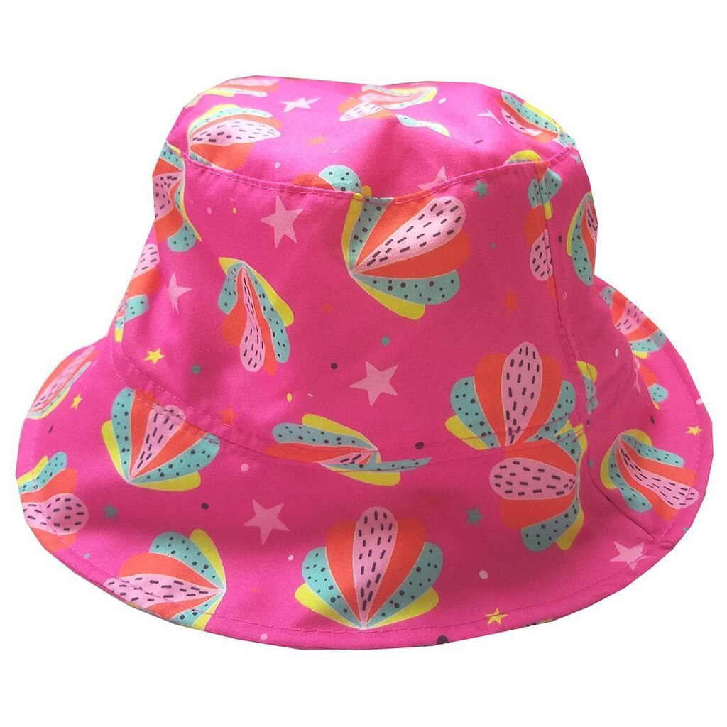 Chapéu Bebê Proteção UV Conchas Pink Everly