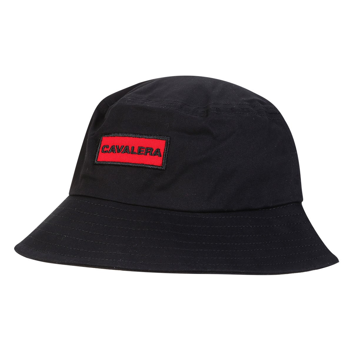 Chapéu Bucket Cavalera Apluque Frontal Hat Eddie Masculino - Preto |  Netshoes
