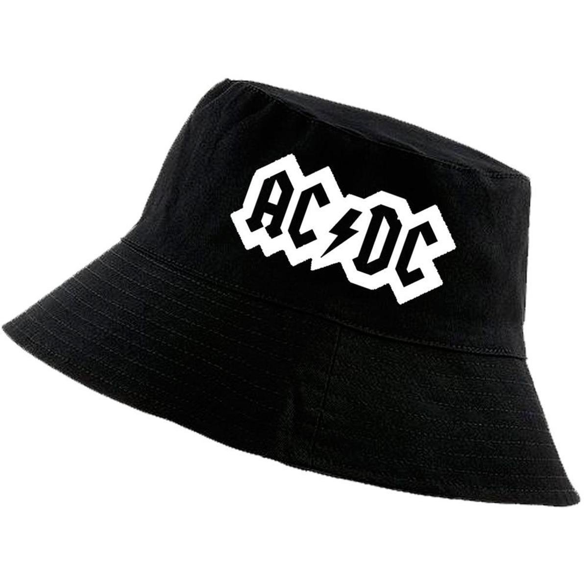 Chapéu Bucket Hat AC DC - Preto | Netshoes