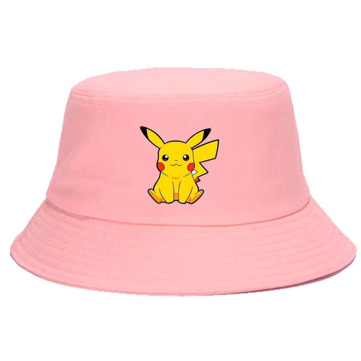 Chapéu Bucket Hat Pokémon Pikachu Rosa Netshoes