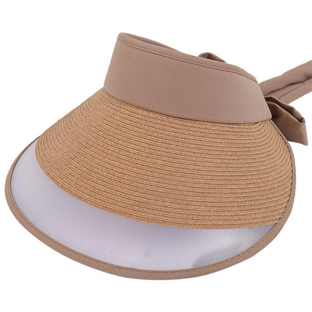 Chapéu Viseira Feminina de Praia de Amarrar