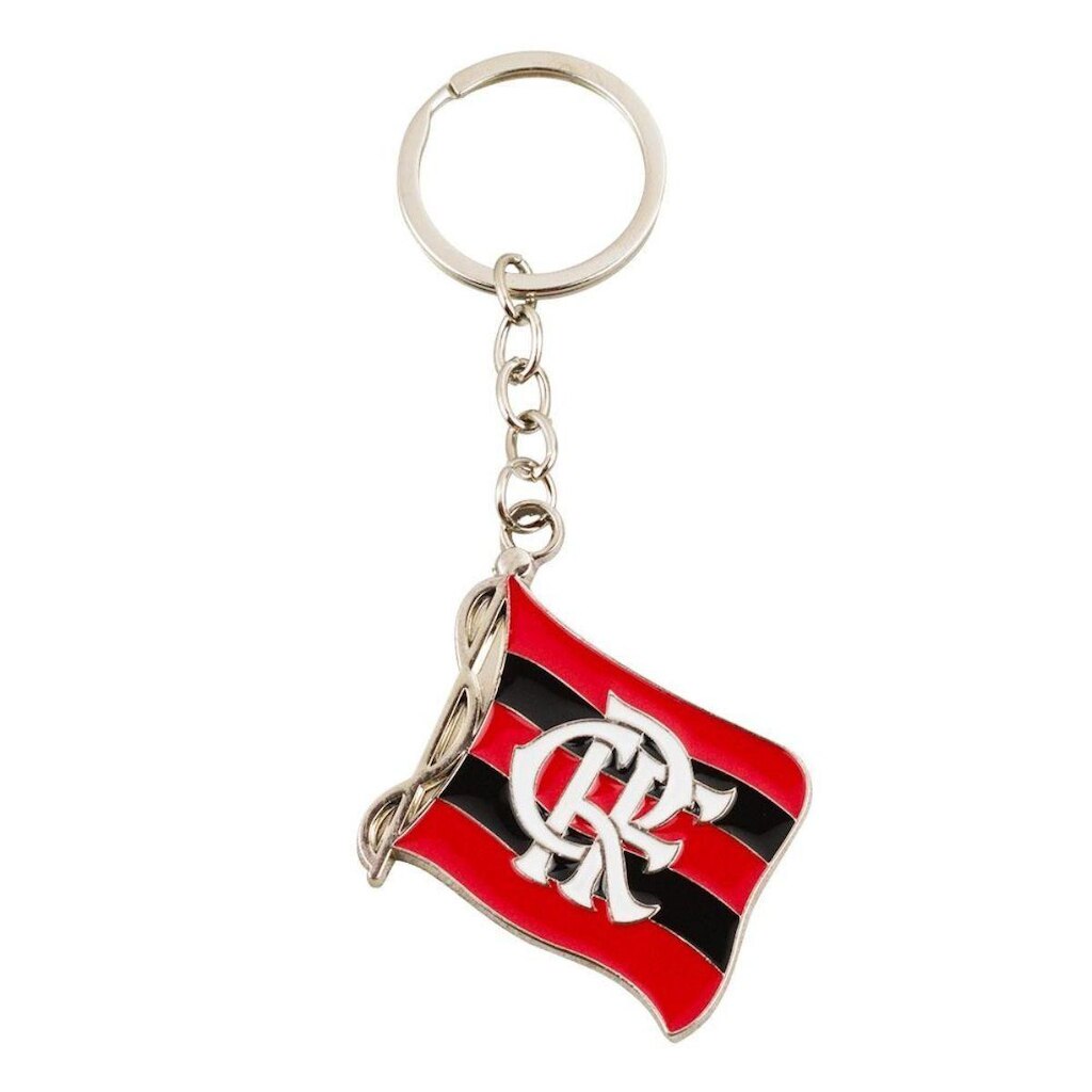 Chaveiro Bandeira Time 5cm - Flamengo