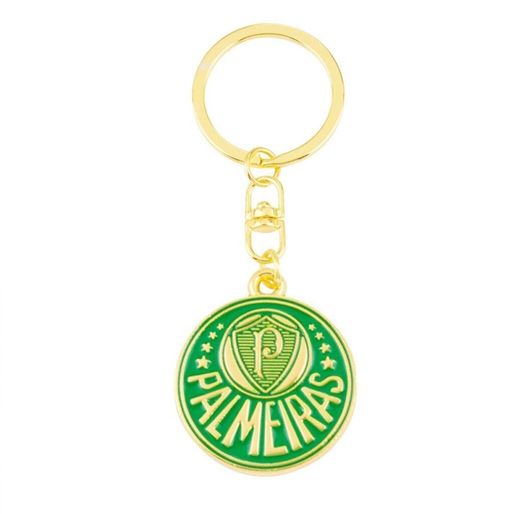 Chaveiro Dourado Escudo Time 4cm - Palmeiras