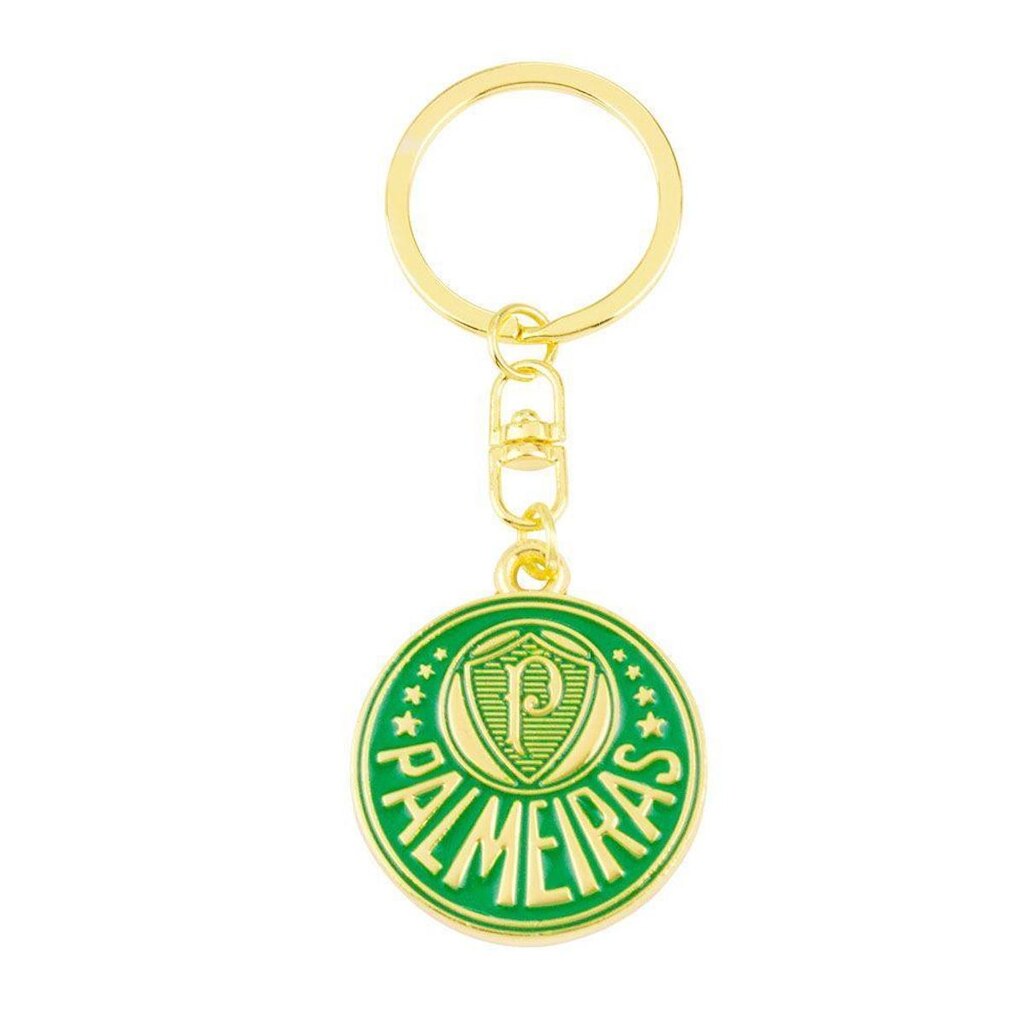 Chaveiro Dourado Escudo Time 4cm - Palmeiras
