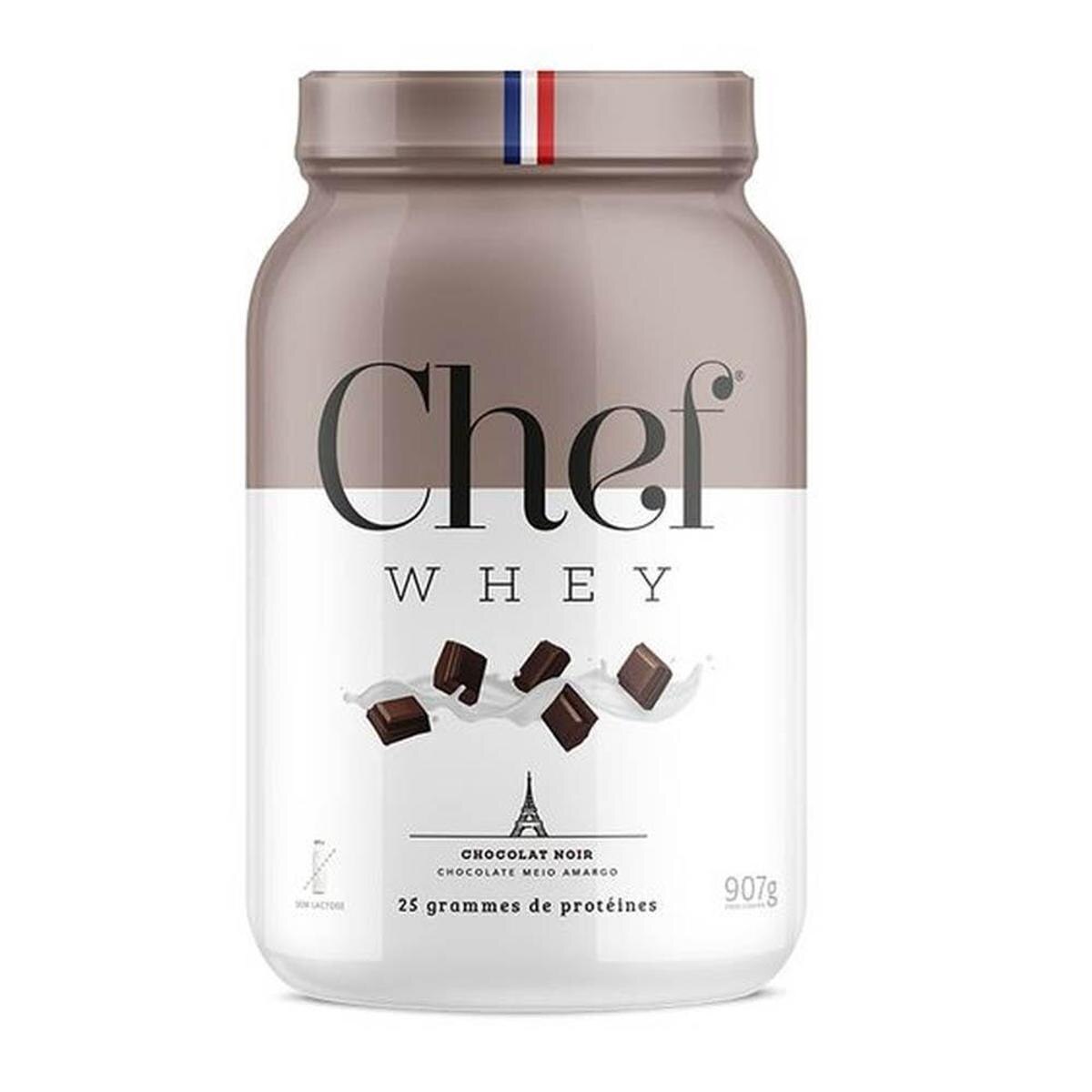 Chef Protein Powder Whey Protein Sem Lactose Growth Diversos Sabores em Promoção!