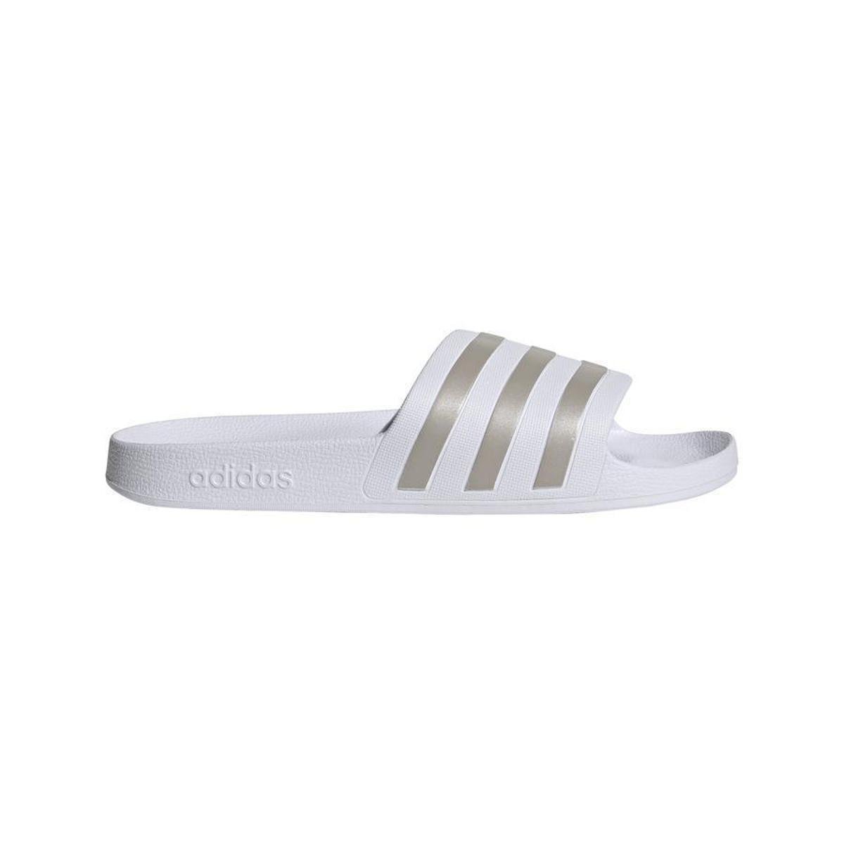 adidas white slides womens