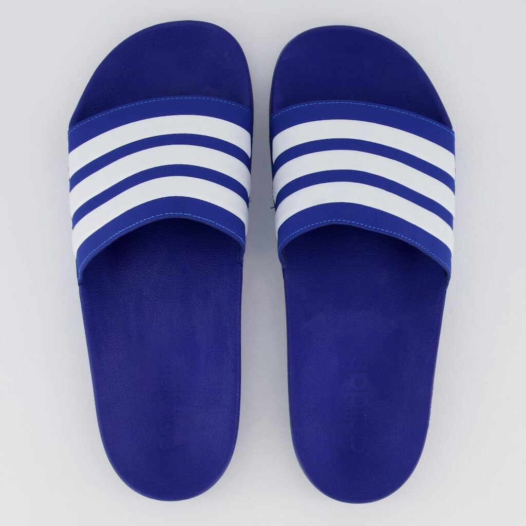 Chinelo Adidas Adilette Shower Azul e Branco