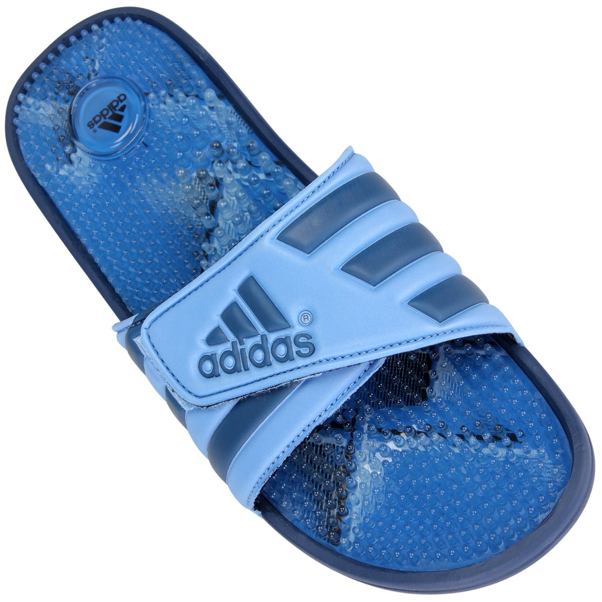 chinelo adidas adissage azul