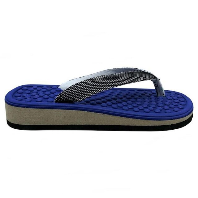 Chinelo Anabela Feminino Mundo Flex 812 Azul