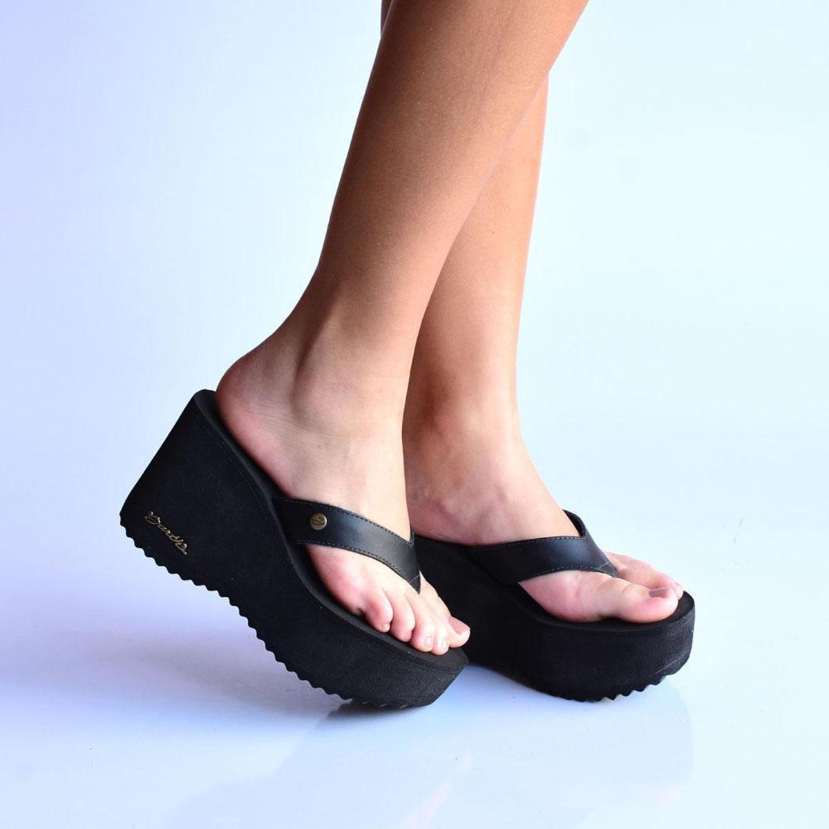 Chinelo Barth Shoes Sorvete Couro - Pink - 35 - Preto | Netshoes