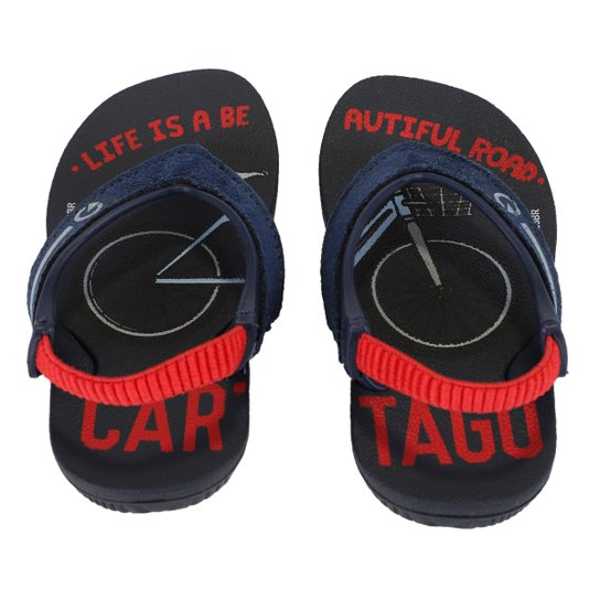 Chinelo Bebê Cartago Dakar Plus Baby com Elástico Menino - Azul+Vermelho é ruim? Chinelo Bebê Cartago Dakar Plus Baby com Elástico Menino - Azul+Vermelho é boa?