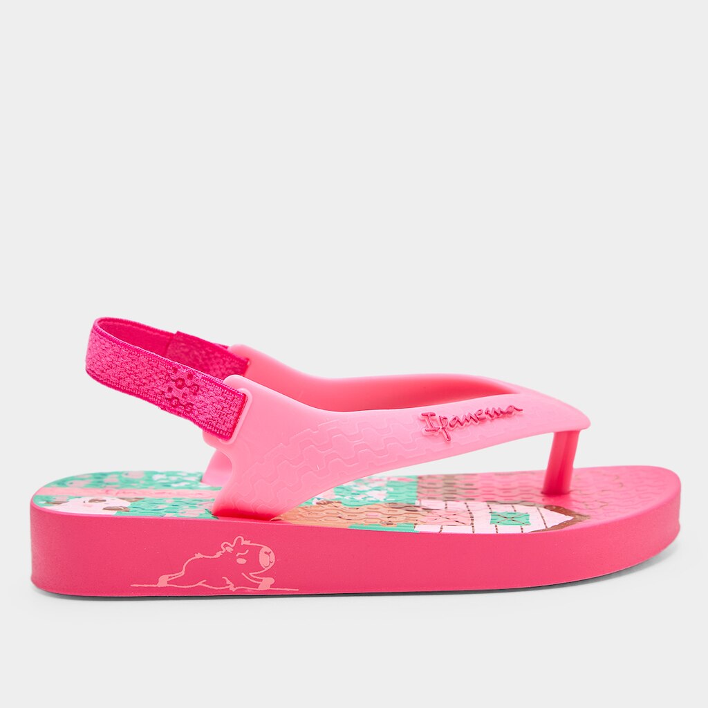 Chinelo Bebê Grendene Flamingos Feminino