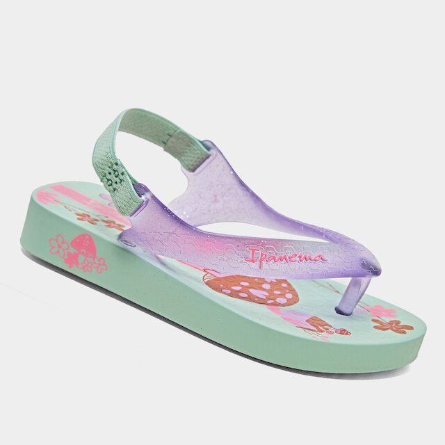 Chinelo Bebê Grendene Flamingos Feminino