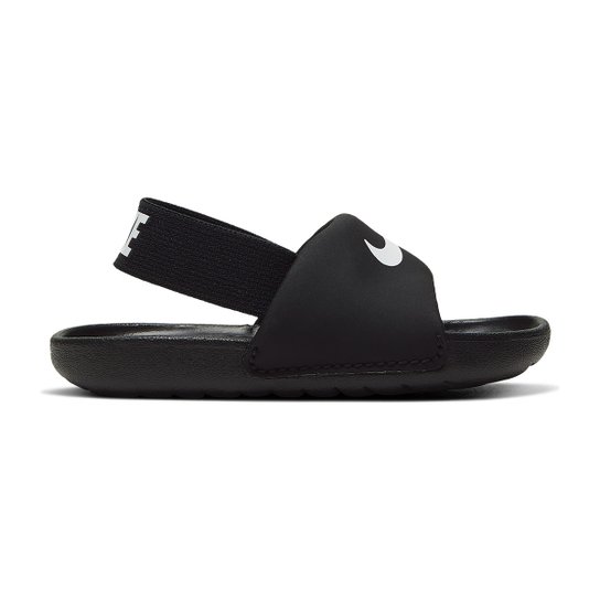 Chinelo Bebê Nike Kawa Slide Bt Masculino Preto+Branco Netshoes