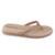 Chinelo Beira Rio 8513.101 Flat papete tiras liso nude - Avelã