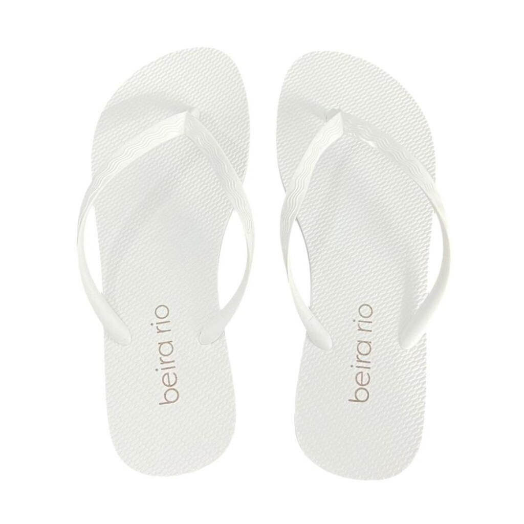 Chinelo Beira Rio Liso Com Desenhos Nas Tiras 8449300