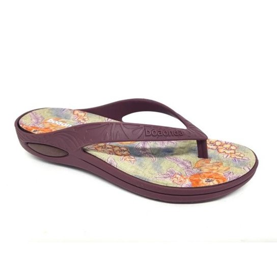 Chinelo Boa Onda Lily Feminino Roxo Netshoes - Main Image