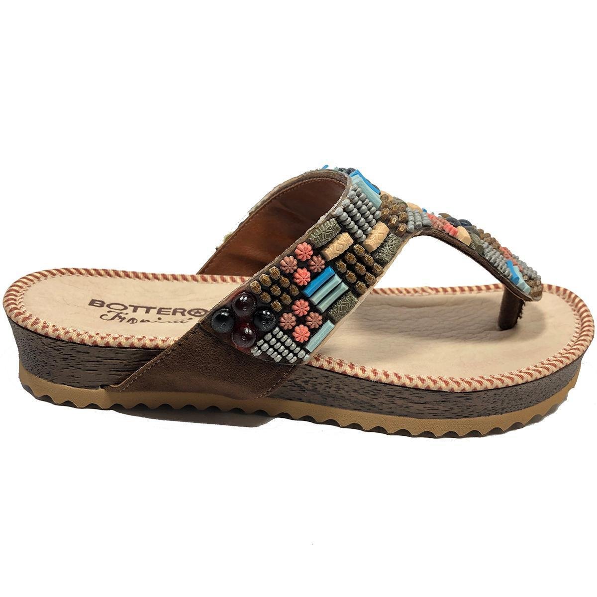 Chinelo Bottero Birken Tropical Feminino Marrom Netshoes