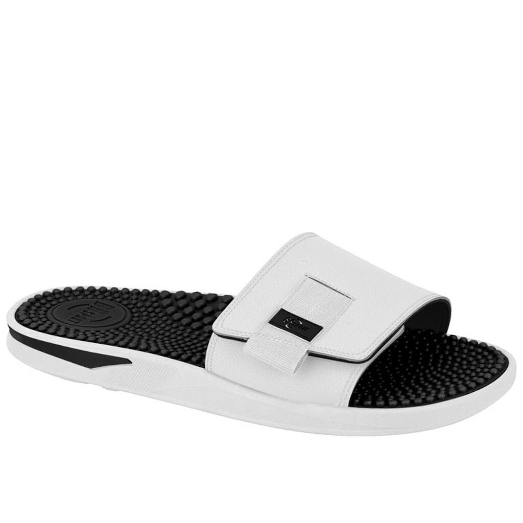 Chinelo BR Sport Masculino Slide Ortopédico - Branco