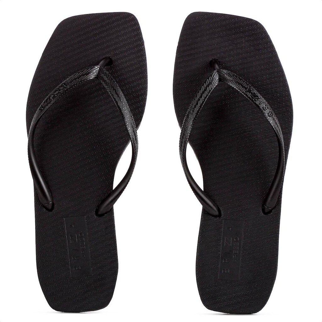 Chinelo Brizza Arezzo Preto - Feminino