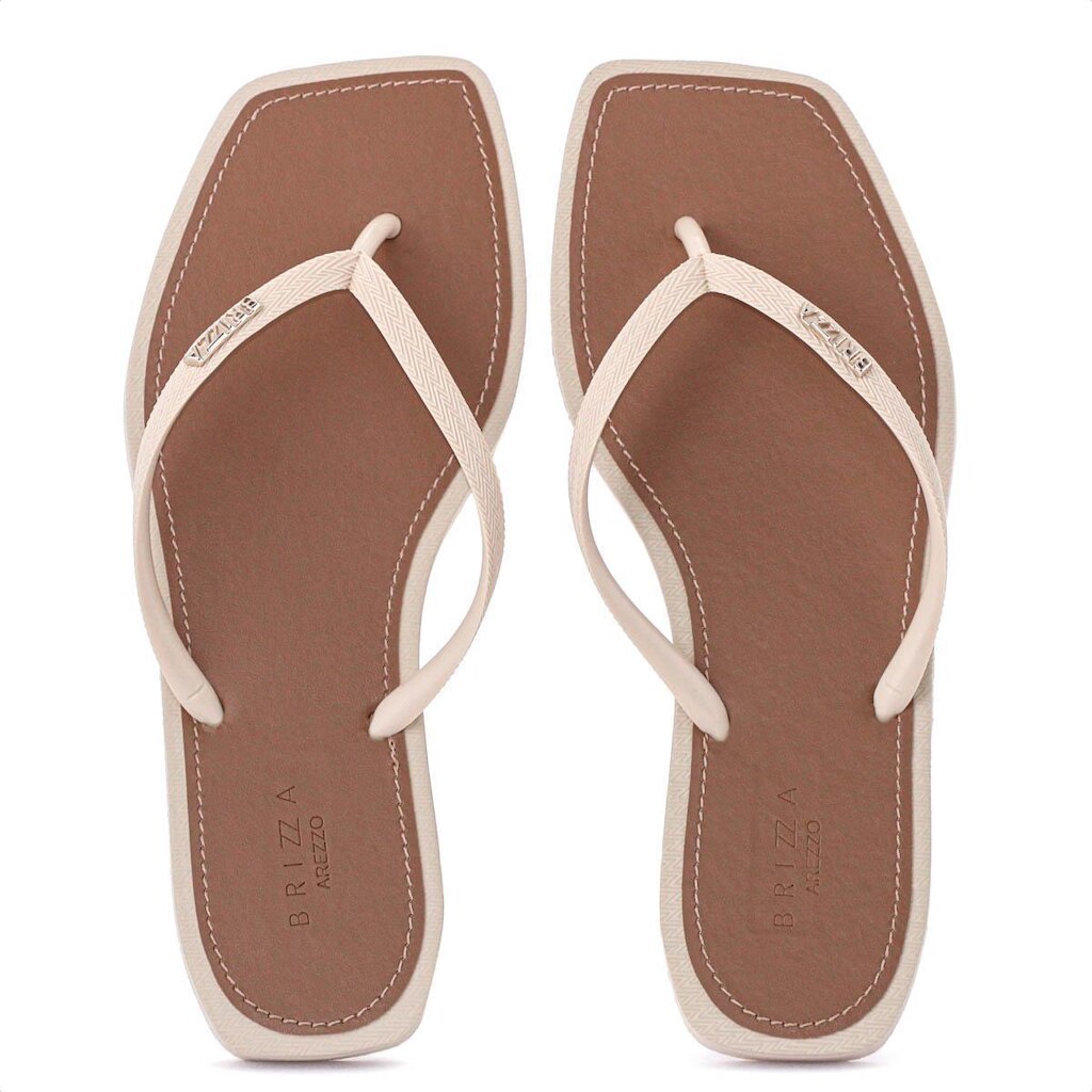 Chinelo Brizza Off White - Feminino