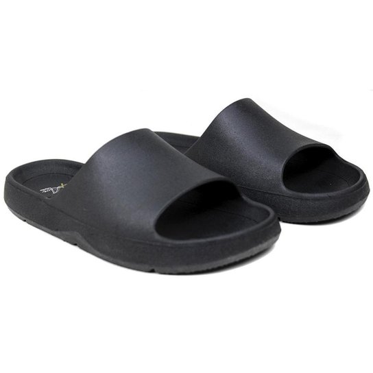 Chinelo Casual Conforto Ortopédico Fly Feet Nuvem Kit Shoes - Preto Menor preço em Chinelo Casual Conforto Ortopédico Fly Feet Nuvem Kit Shoes - Preto