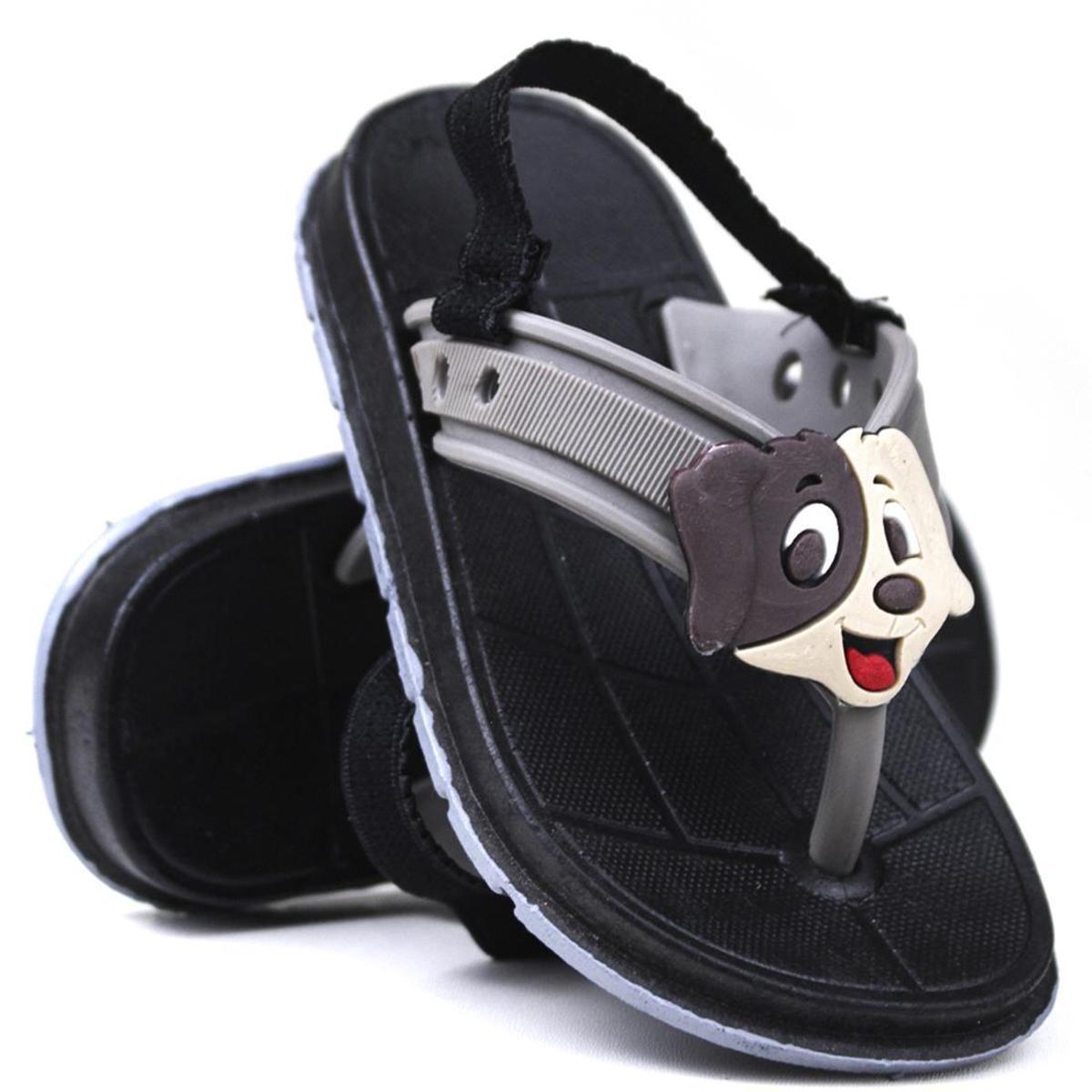 Chinelo Casual Infantil Bebê Ajustavel Cachorro Menor preço em Chinelo Casual Infantil Bebê Ajustavel Cachorro