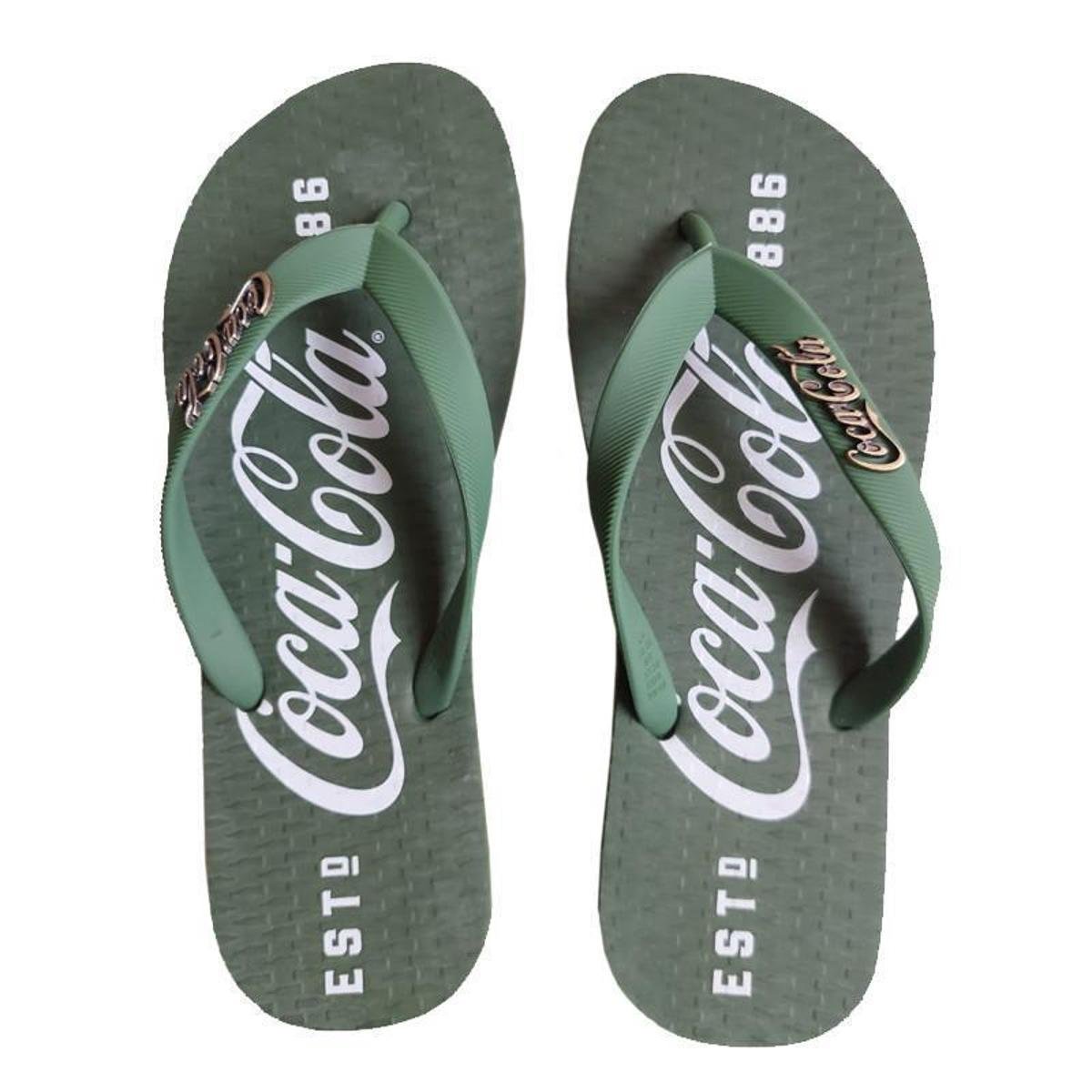 Chinelo Coca Cola 1886 Masculino III - Produto Original Menor preço em Chinelo Coca Cola 1886 Masculino III - Produto Original