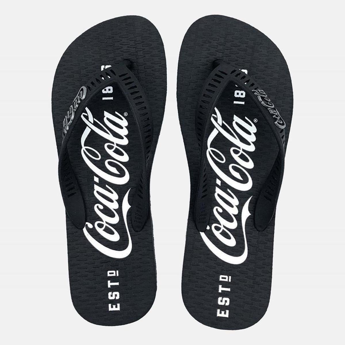 Chinelo Coca Cola 1886 Preto