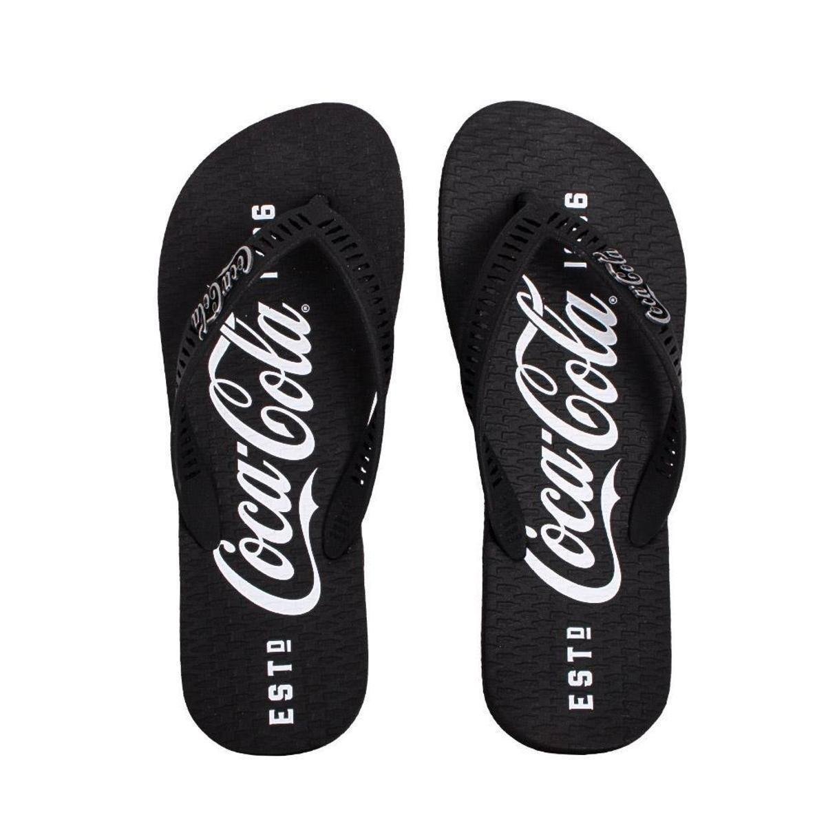 Chinelo Coca Cola 1886 Preto