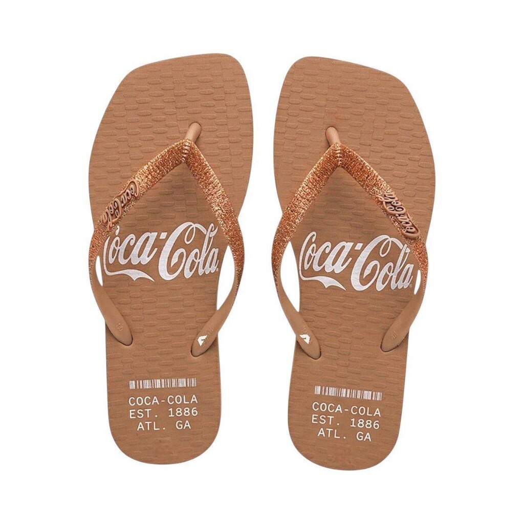 Chinelo Coca Cola Alma Square Feminino