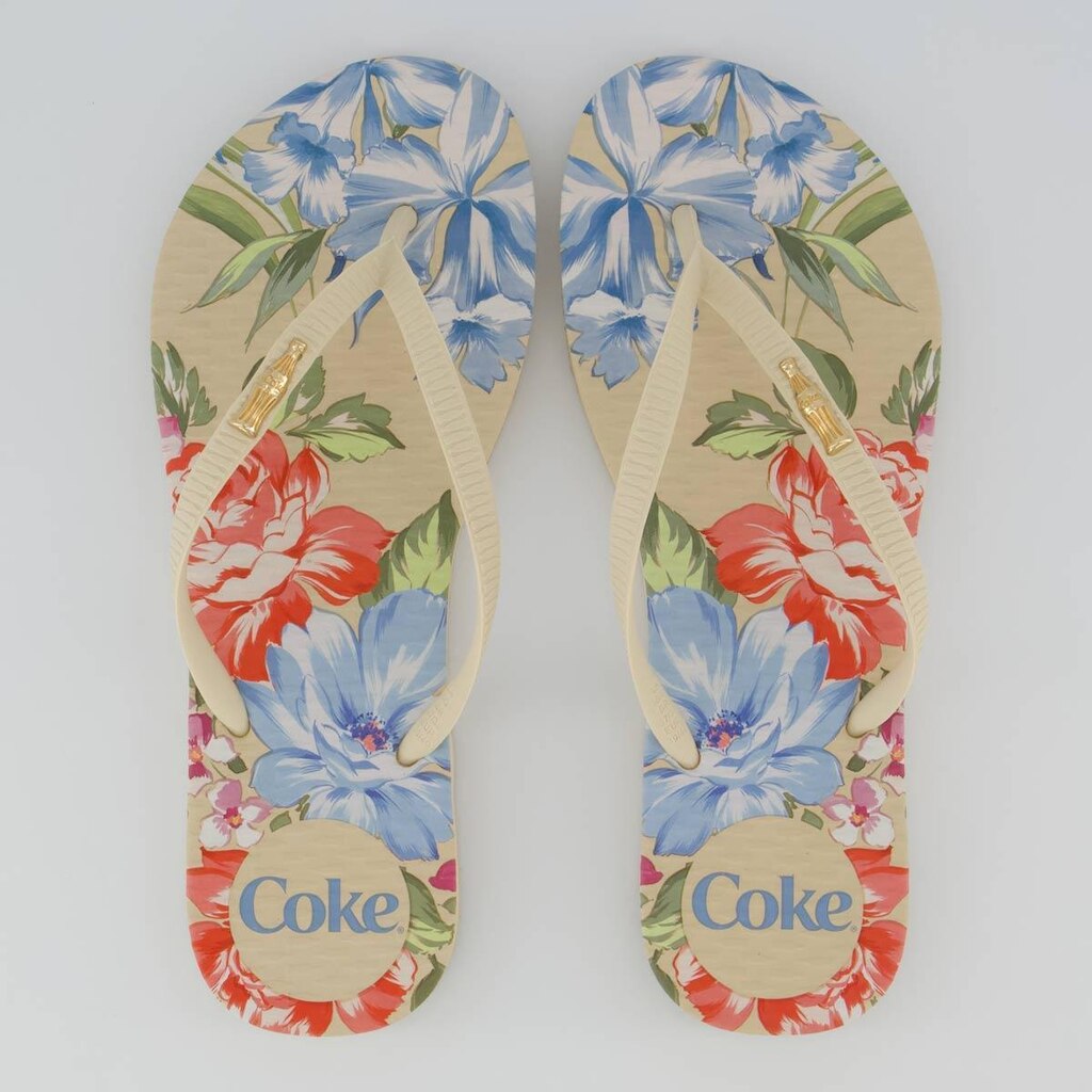 Chinelo Coca Cola Ander Feminino Off White