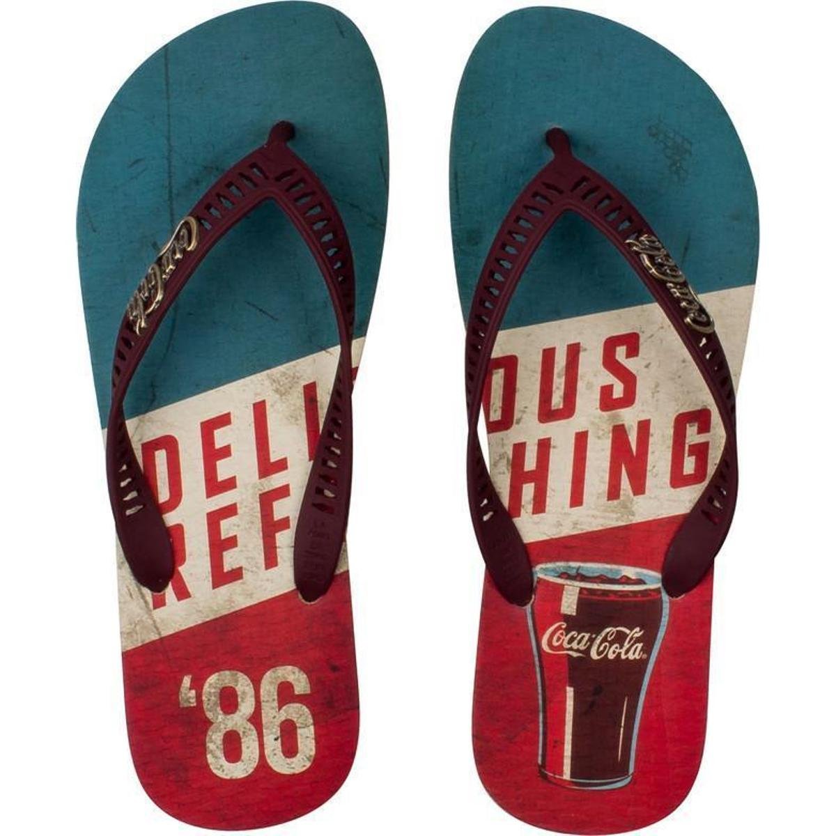 chinelo coca cola masculino netshoes