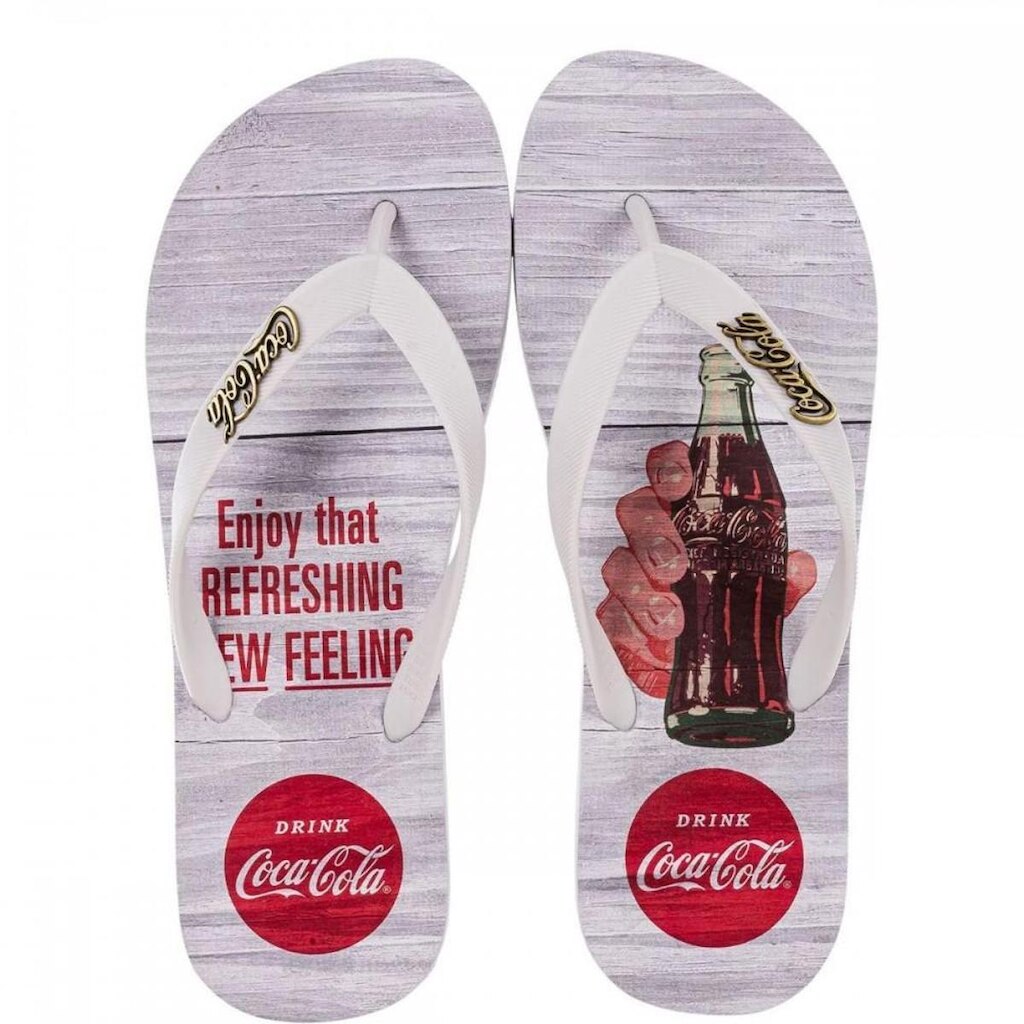 Chinelo Coca Cola Cc4422 Wood Bottle Masculino