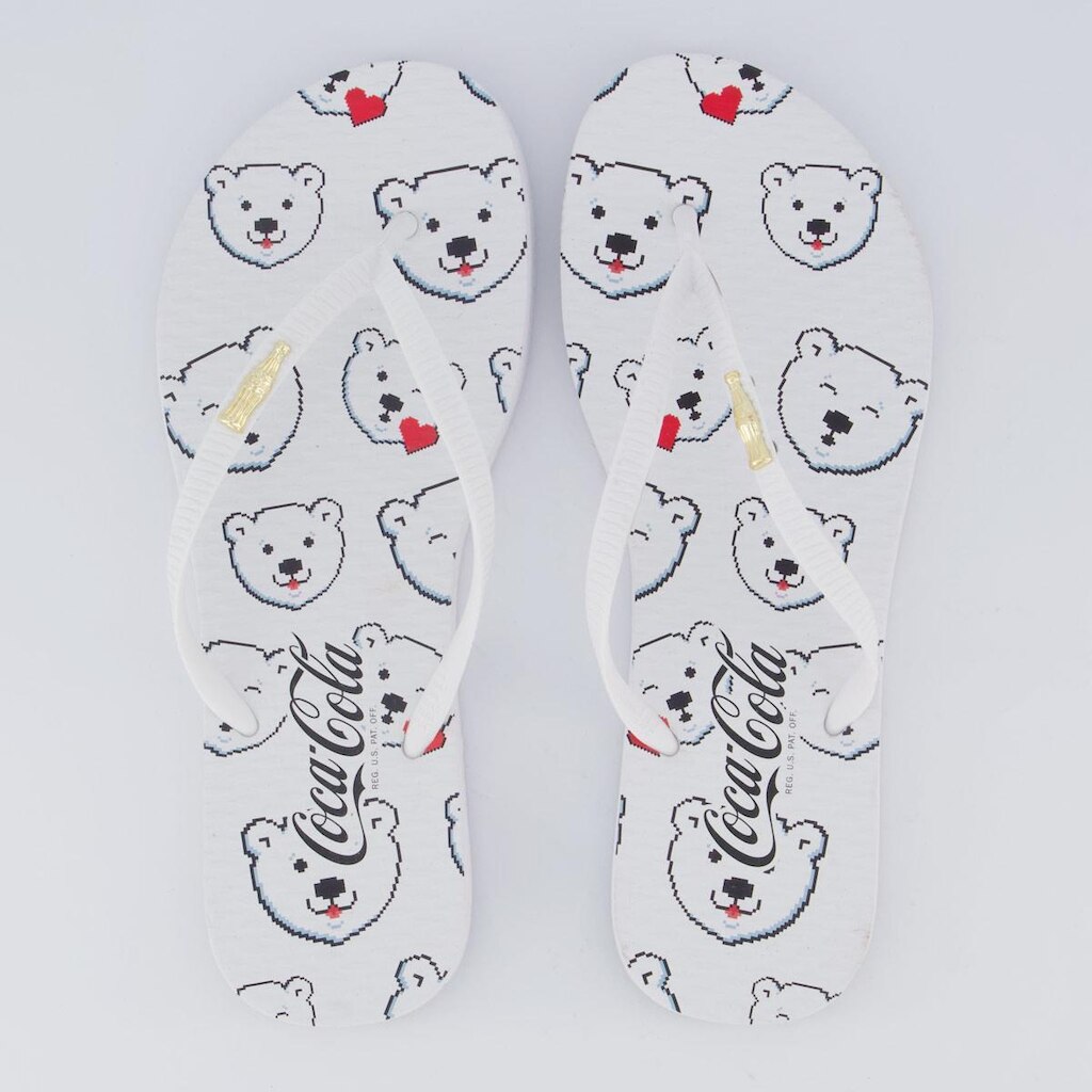 Chinelo Coca Cola Cool Bear Feminino