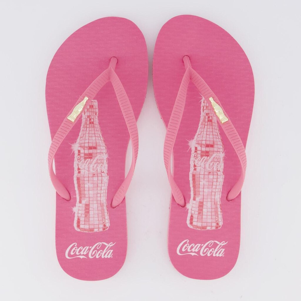 Chinelo Coca Cola Glow Party Feminino