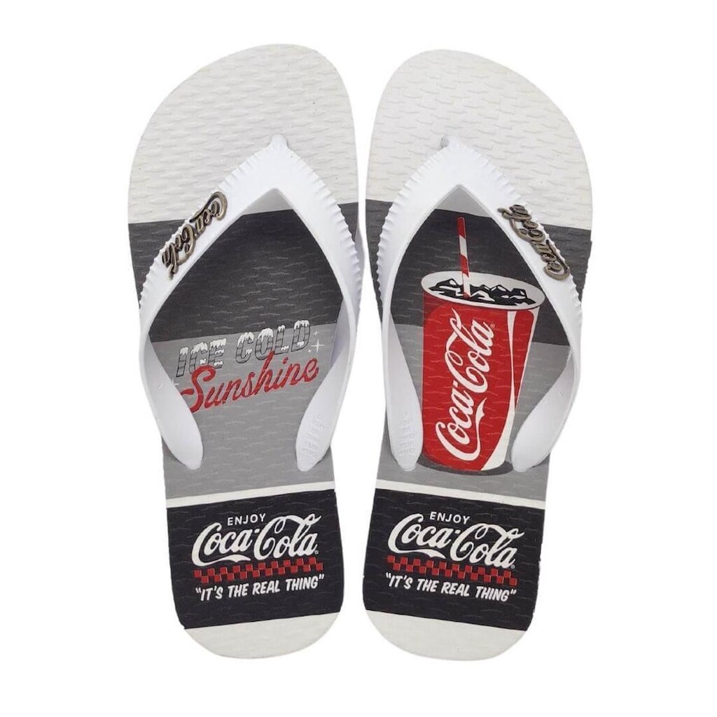 Chinelo Coca-Cola Masculino Glass Flag CC3845