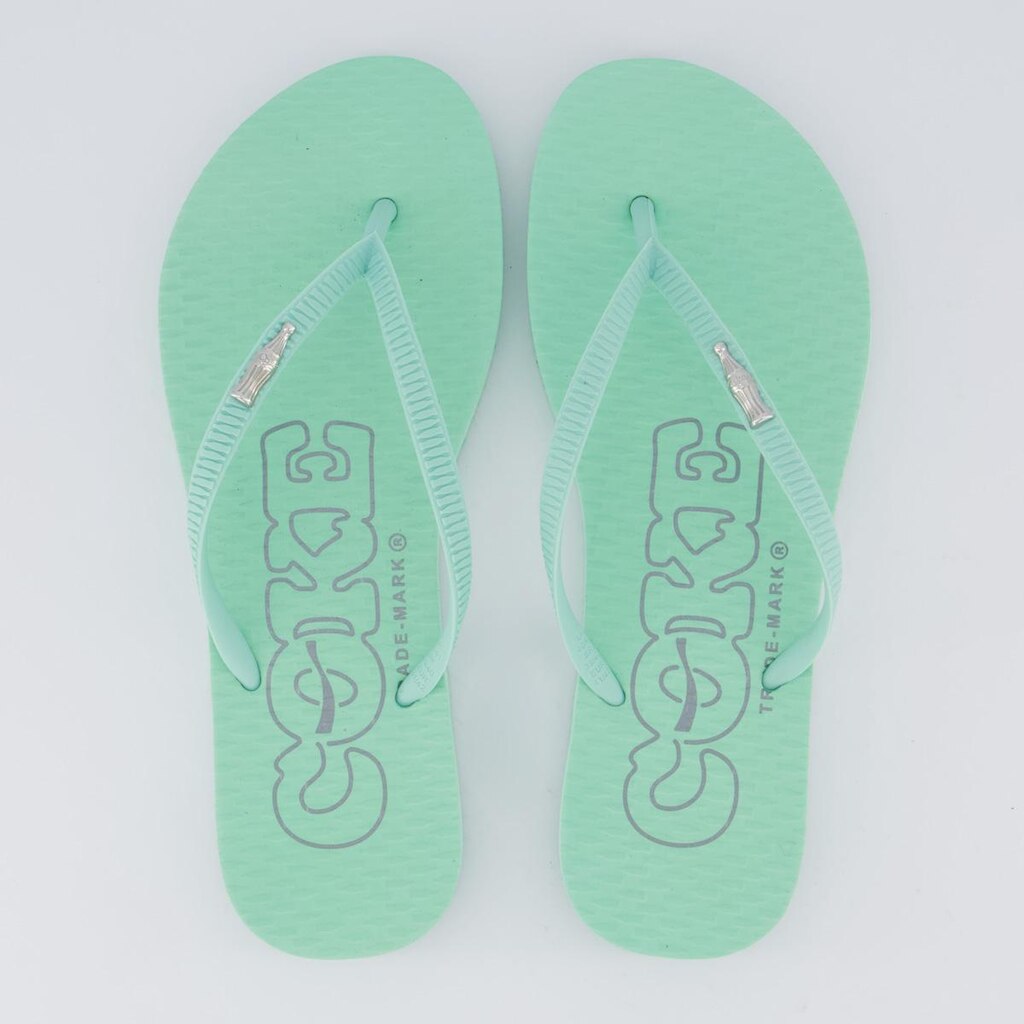 Chinelo Coca Cola Metallic Feminino