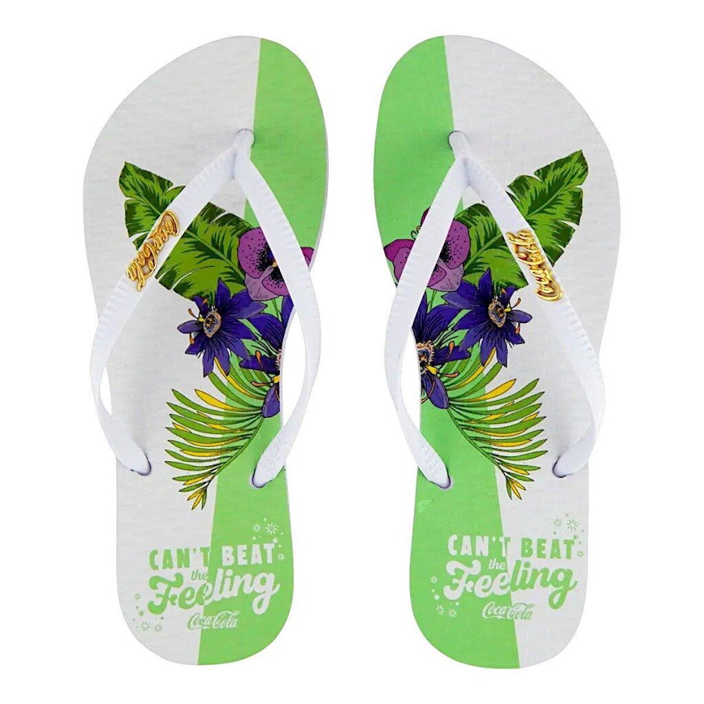 Chinelo Coca Cola Minimal Florals Feminino
