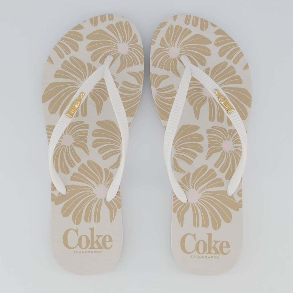 Chinelo Coca Cola Renny Feminino Branco