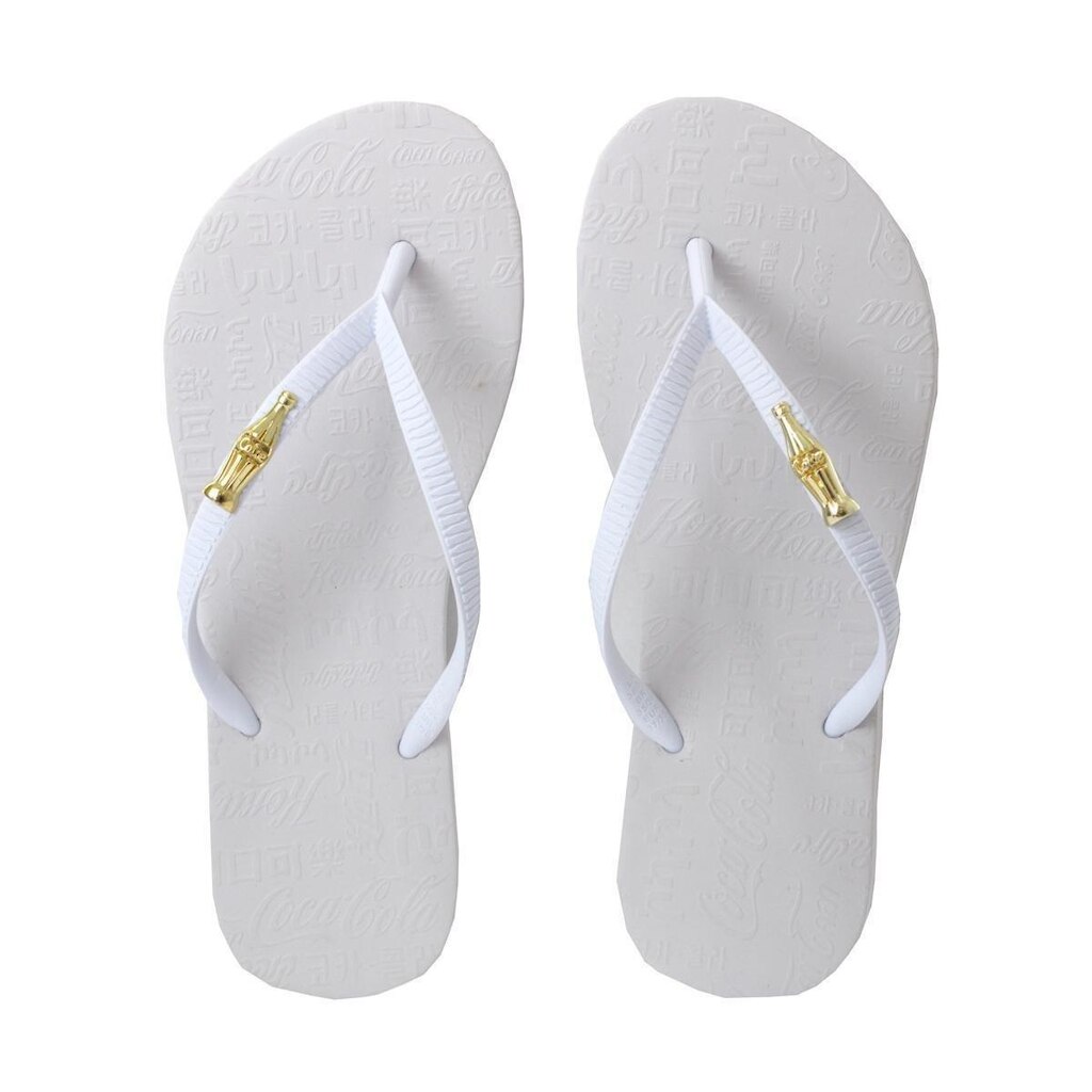 Chinelo Coca Cola Sandal Way Branco - Feminino