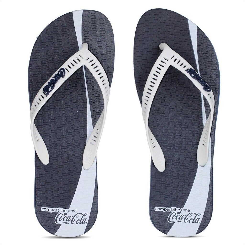 Chinelo Coca Cola Share a Coke Azul Marinho - Masculino