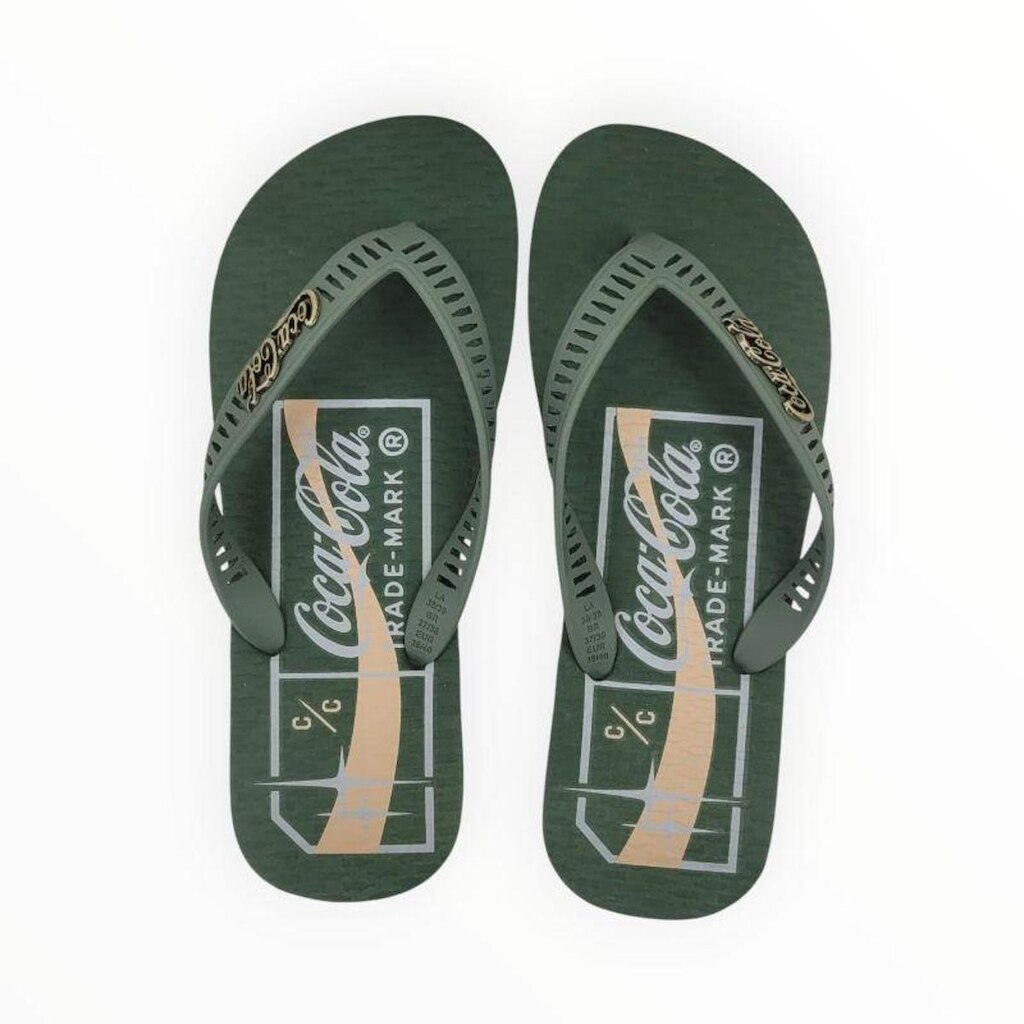 Chinelo Coca-Cola Shoes Ault Masculino Adulto Ref. CC4874